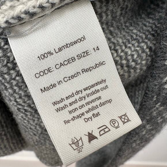 Toast Turtleneck Sweater 100% Lambswool Size 14 - Picture 4 of 4